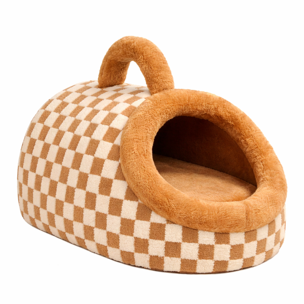 Warm Tent-Shaped Pet House | Winter Beds and Hideouts for Dogs and Cats | PetoPop 