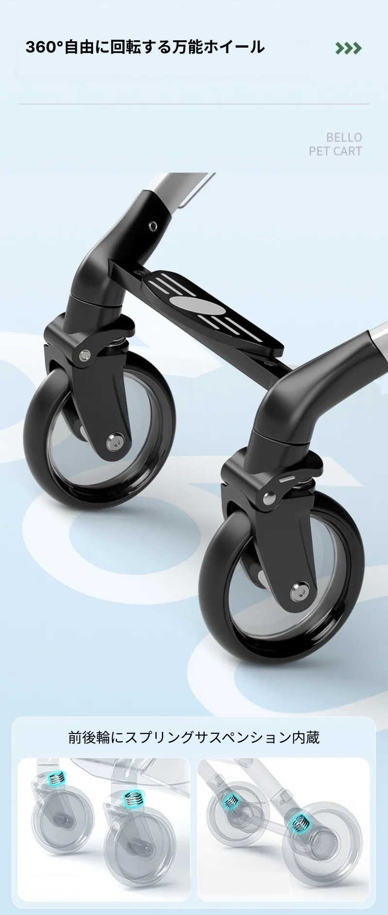 Foldable Pet Cart – product image 4