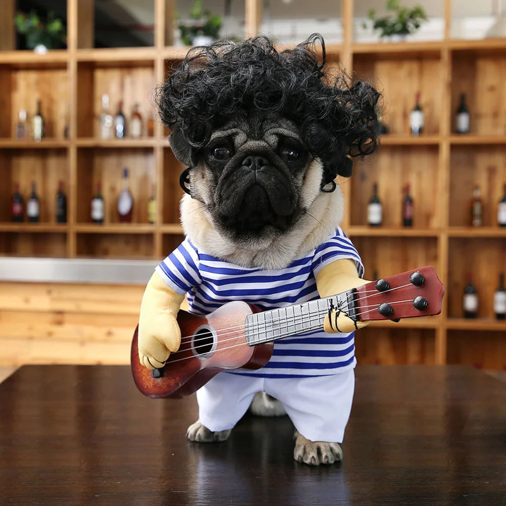 Dog Guitar Playing Costume – product image 4