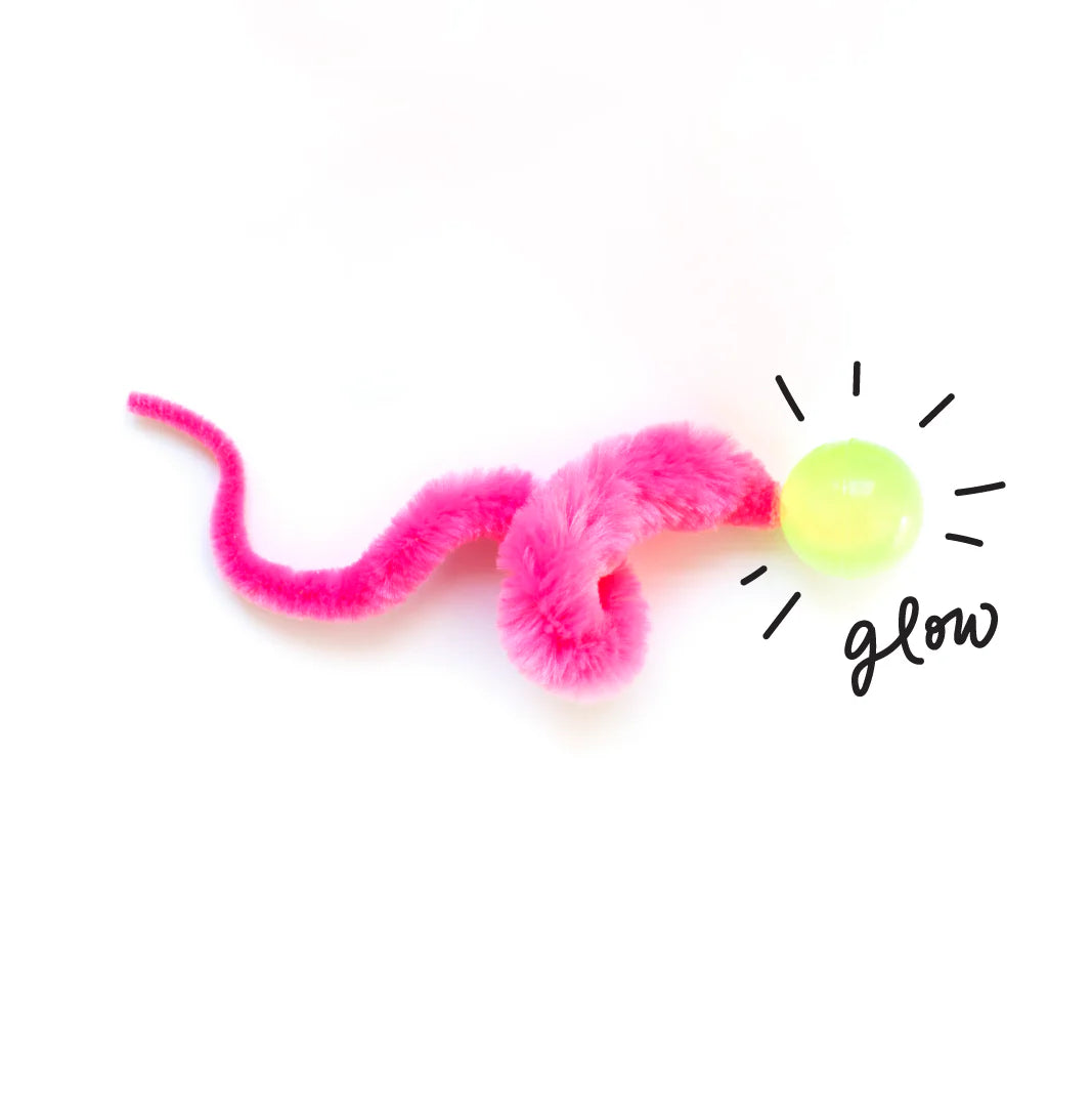 PetoPop Interactive Caterpillar Bouncing Ball Cat Toy