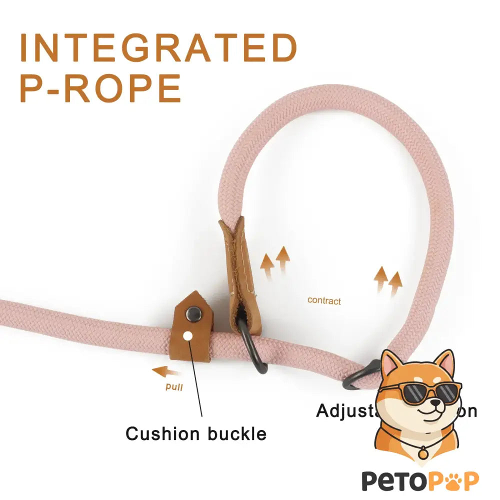 多機能P型ドッグリード ― ハンズフリーで快適なお散歩に