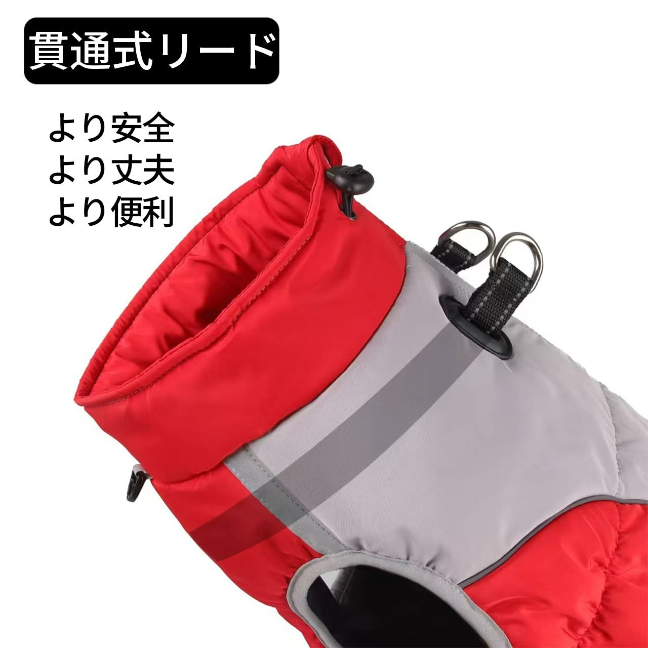 大型犬も暖かく！防水防寒ジャケット（冬用コート）フレンチブル・ゴールデン対応 – PetoPop