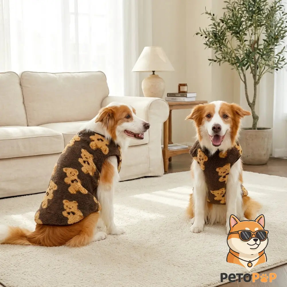犬猫用あったかフランネルパジャマ☆小型〜超大型犬対応（M〜7XL