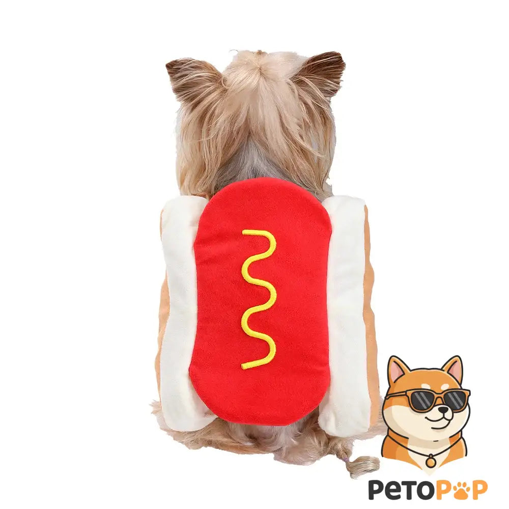犬猫用コスチューム｜おもしろフェスティバル衣装・ホットドッグデザイン｜ハロウィン＆クリスマス用ペット服｜Petopop