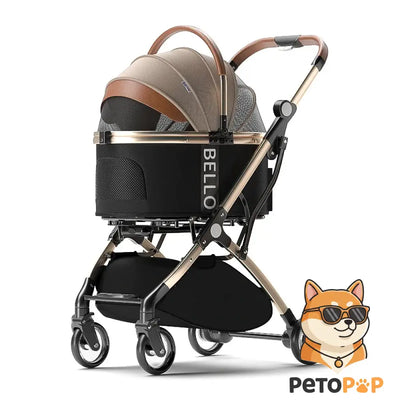折りたたみ式ペットカート ― 大型犬・中型犬・猫用キャリー